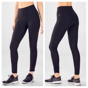 Fabletics Cashel Foldover Pureluxe Legging S black